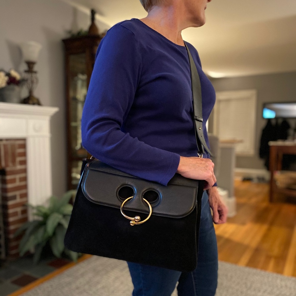 J.W. Anderson Large Pierce Bag in Black - Picture 2 of 11
